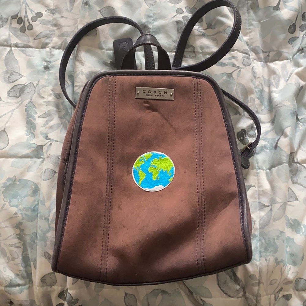 Vintage coach backpack purse